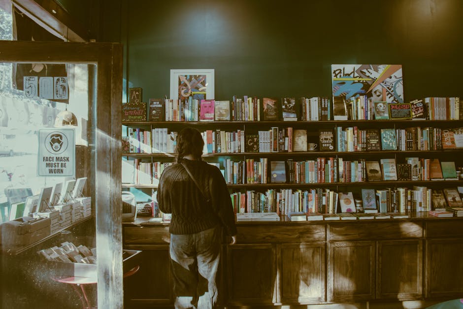 Cosy bookshop interior in Haarlem that feels like a friend's private library